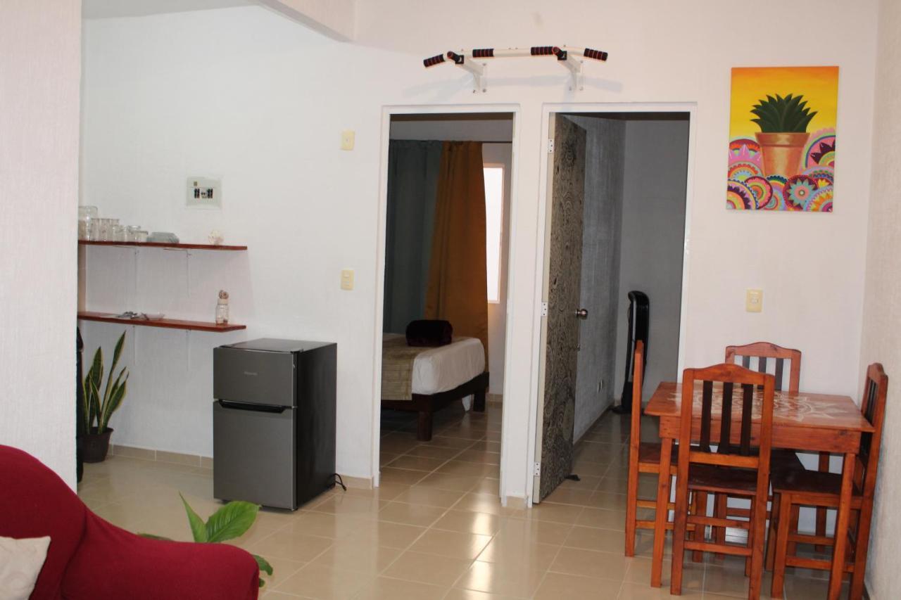 Relajante Y Acogedor Apartamento Con Alberca En Cancun Bagian luar foto