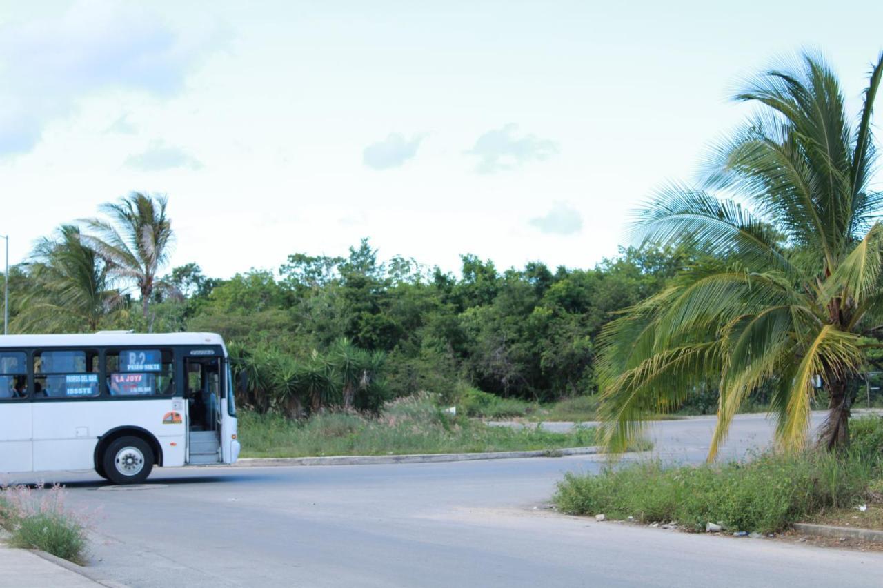 Relajante Y Acogedor Apartamento Con Alberca En Cancun Bagian luar foto