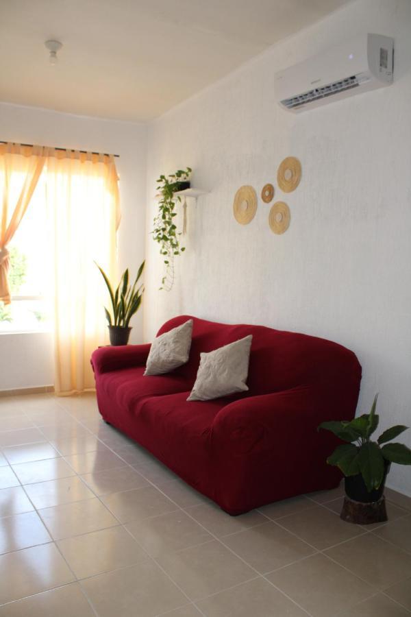 Relajante Y Acogedor Apartamento Con Alberca En Cancun Bagian luar foto
